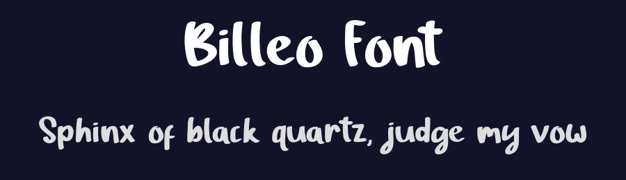 Billeo Font by Balevgraph Studio — Decorative Font — thumbnail 2