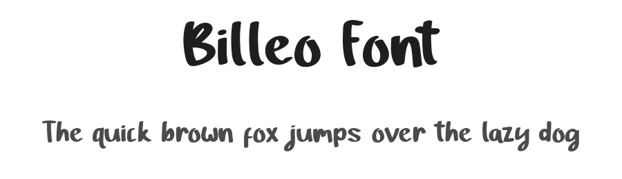 Billeo Font by Balevgraph Studio — Decorative Font