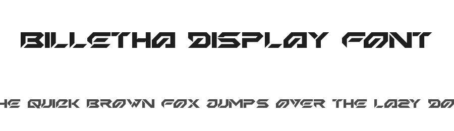 Billetha Display Font by fontkong — Display Font