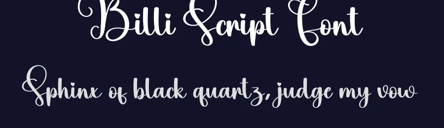 Billi Script Font by creativeletter — Script Handwritten Font — thumbnail 2