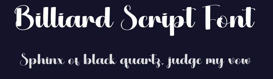 Billiard Script Font by andikastudio — Script Handwritten Font — thumbnail 2