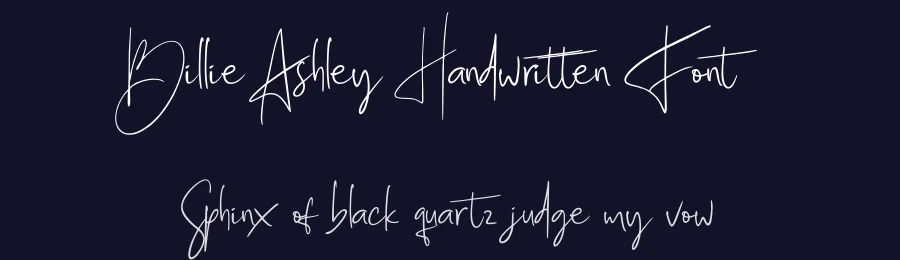 Billie Ashley Handwritten Font by Mozarella — Script Handwritten Font — thumbnail 2