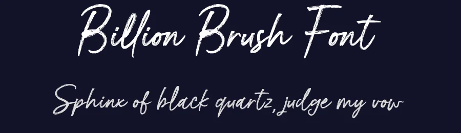 Billion Brush Font by gatype — Script Handwritten Font — thumbnail 2