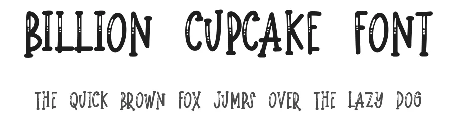 Billion Cupcake Font by qwrtype — Script Handwritten Font