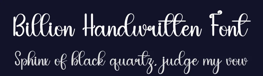Billion Handwritten Font by inermediaSTUDIO — Script Handwritten Font — thumbnail 2