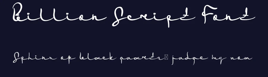Billion Script Font by levincreative — Script Handwritten Font — thumbnail 2