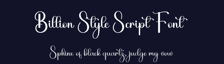 Billion Style Script Font by freshtypeink — Script Handwritten Font — thumbnail 2