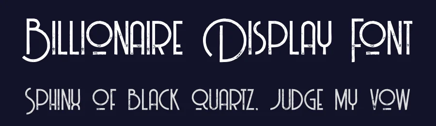 Billionaire Display Font by JumboDesign — Display Font — thumbnail 2