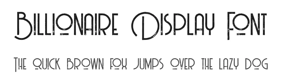 Billionaire Display Font by JumboDesign — Display Font