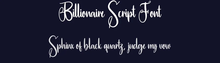 Billionaire Script Font by creativeletter — Script Handwritten Font — thumbnail 2