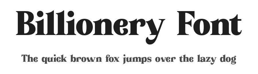 Billionery Font by GraphicSauce — Serif Font