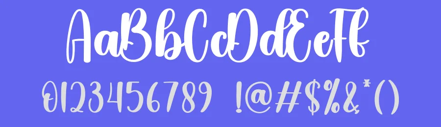 Billowy Script Font by creativeletter — Script Handwritten Font — thumbnail 3