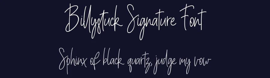 Billystuck Signature Font by Creatype Studio — Script Handwritten Font — thumbnail 2