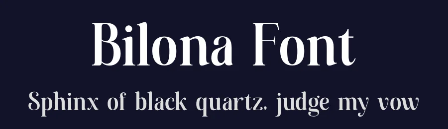 Bilona Font by saemooncreative — Serif Font — thumbnail 2