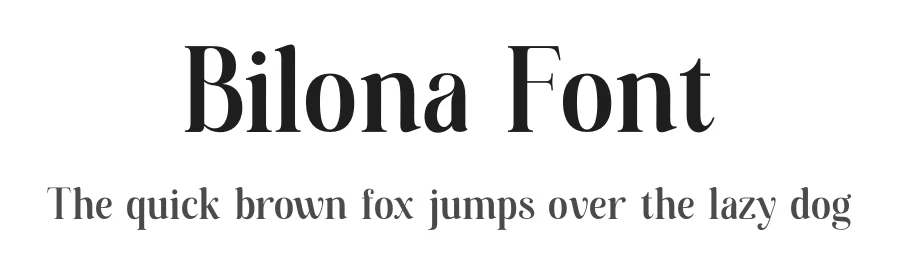Bilona Font by saemooncreative — Serif Font