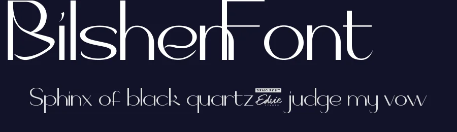 Bilshen Font by edricstudio — Display Font — thumbnail 2