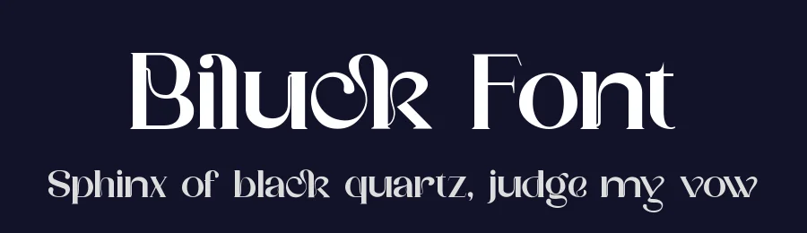 Biluck Font by Letternesia studio — Decorative Font — thumbnail 2