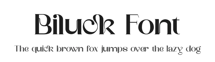 Biluck Font by Letternesia studio — Decorative Font