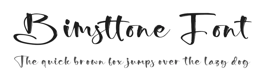 Bimsttone Font by glorytype — Script Handwritten Font