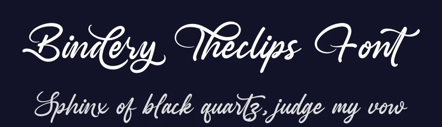 Bindery Theclips Font by letterenastudios — Script Handwritten Font — thumbnail 2