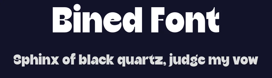 Bined Font by MaikoHatta — Display Font — thumbnail 2