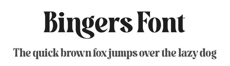 Bingers Font by timelesstype.co — Serif Font