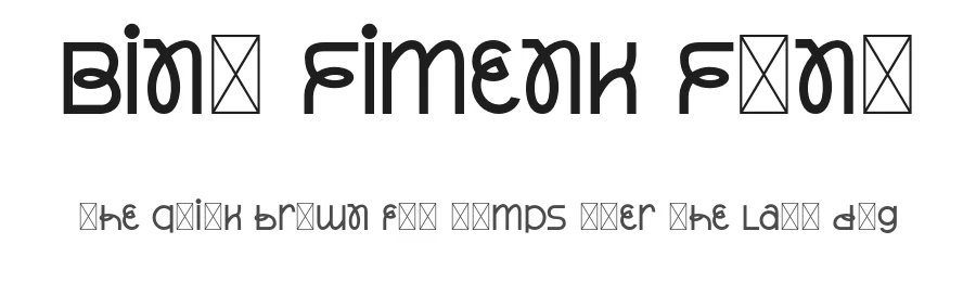 Bino Fimenk Font by Imoodev — Decorative Font