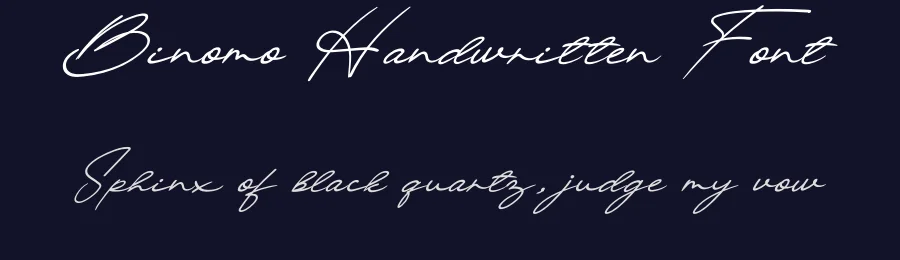 Binomo Handwritten Font by andikastudio — Script Handwritten Font — thumbnail 2