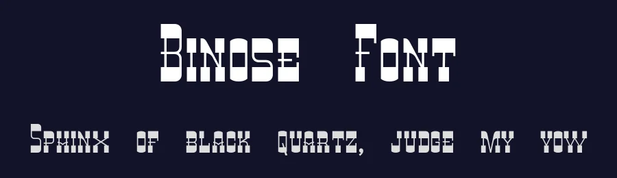 Binose Font by Artisan Template — Decorative Font — thumbnail 2