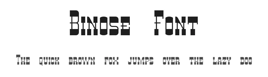 Binose Font by Artisan Template — Decorative Font