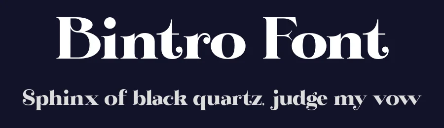 Bintro Font by Propertype — Display Font — thumbnail 2