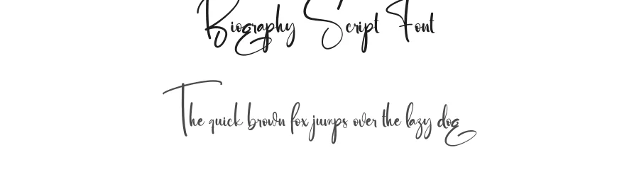 Biography Script Font by creativeletter — Script Handwritten Font