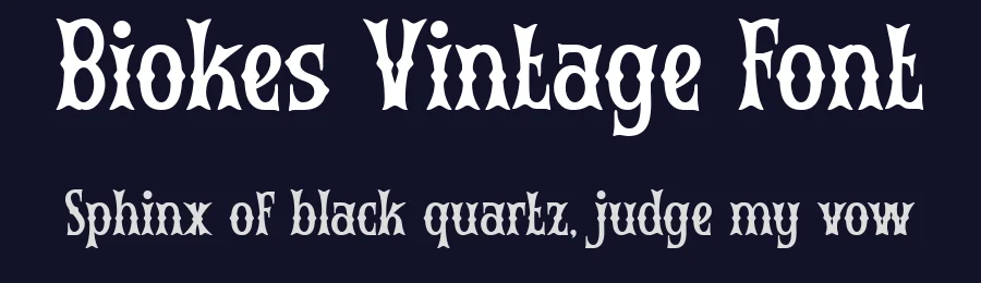 Biokes Vintage Font by Imoodev — Decorative Font — thumbnail 2