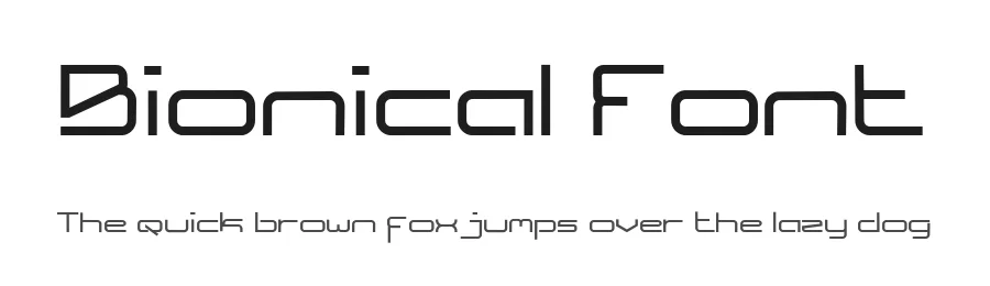 Bionical Font by NUGS — Sans Serif Font