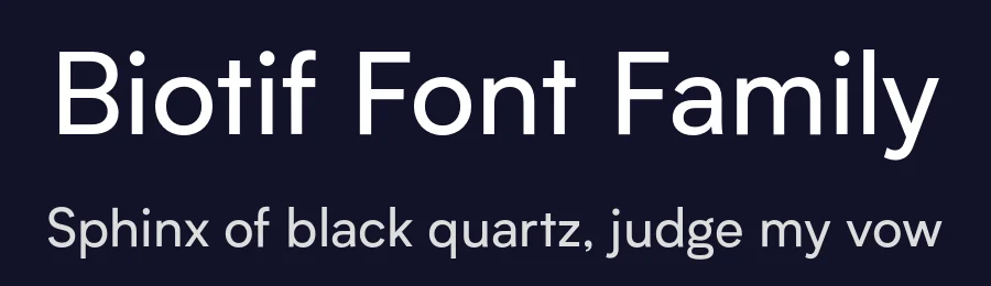 Biotif Font Family by Degarism Studio — Sans Serif Font — thumbnail 2