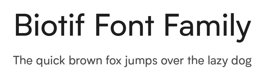 Biotif Font Family by Degarism Studio — Sans Serif Font