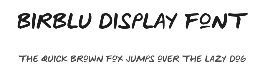 Birblu Display Font by fajarrusalem — Decorative Font