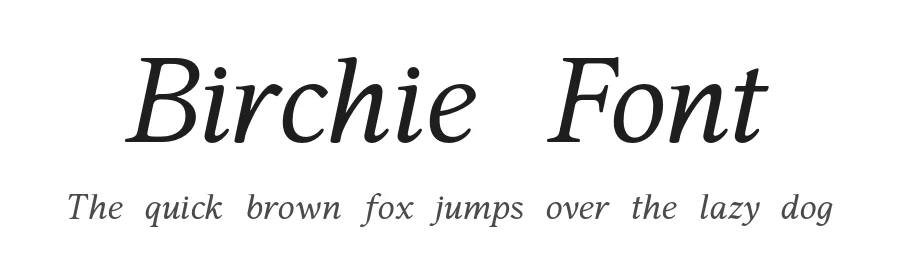 Birchie Font by Surplus Type Co — Serif Font