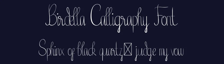 Birdella Calligraphy Font by edricstudio — Script Handwritten Font — thumbnail 2