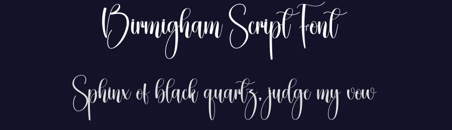 Birmigham Script Font by creativeletter — Script Handwritten Font — thumbnail 2