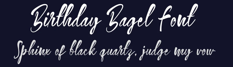 Birthday Bagel Font by noahtype — Display Font — thumbnail 2