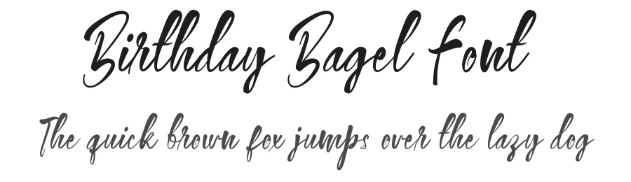 Birthday Bagel Font by noahtype — Display Font