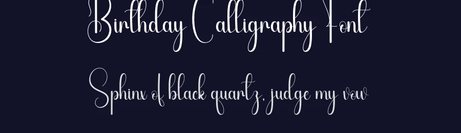 Birthday Calligraphy Font by andikastudio — Script Handwritten Font — thumbnail 2