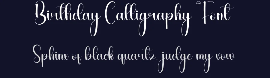 Birthday Calligraphy Font by andikastudio — Script Handwritten Font — thumbnail 2