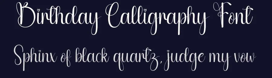 Birthday Calligraphy Font by andikastudio — Script Handwritten Font — thumbnail 2