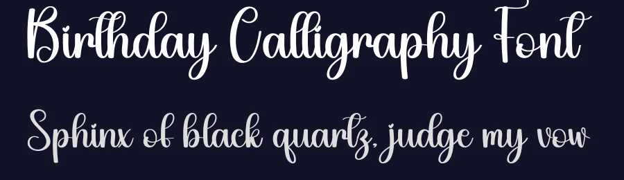 Birthday Calligraphy Font by andikastudio — Script Handwritten Font — thumbnail 2