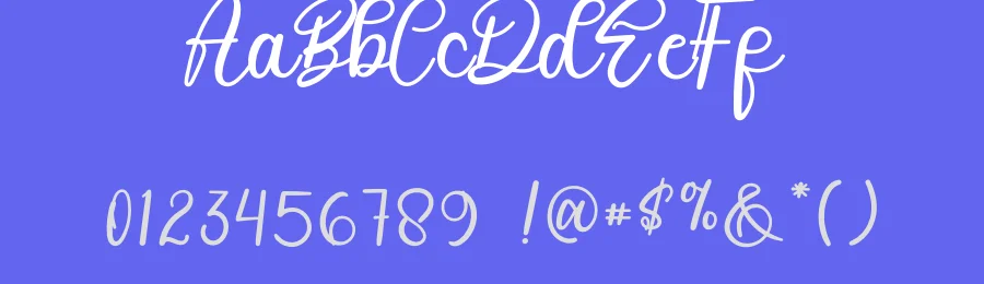 Birthday Calligraphy Typeface by freshtypeink — Script Handwritten Font — thumbnail 3