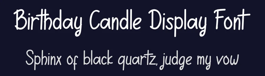 Birthday Candle Display Font by kateengciu — Decorative Font — thumbnail 2