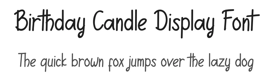 Birthday Candle Display Font by kateengciu — Decorative Font