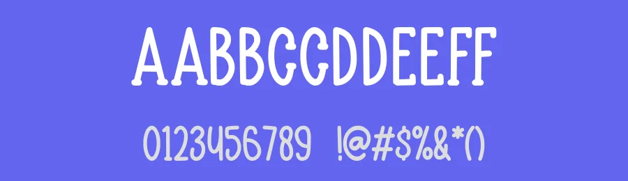 Birthday Caramel Display Font by Craftedtype — Decorative Font — thumbnail 3